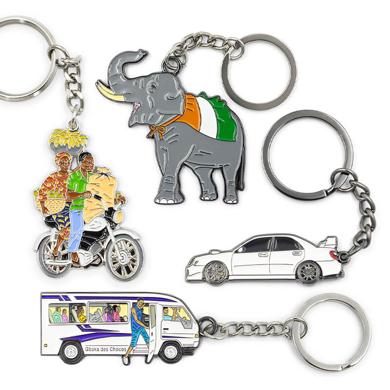 custom-enamel-car-keychain-detail