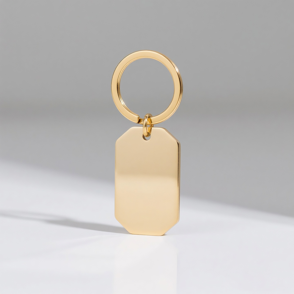 Custom metal keychain