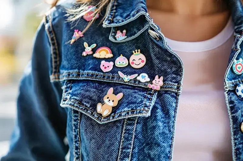 Badges adorn the clothing-1