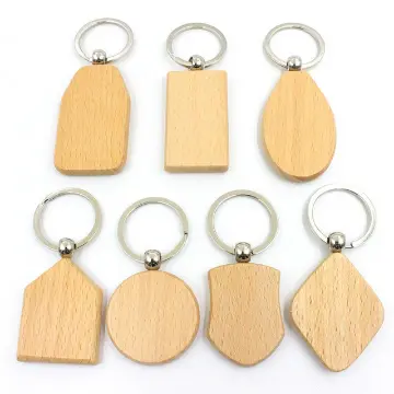 Blank metal keychain samples