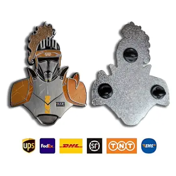 Finished custom pin sample