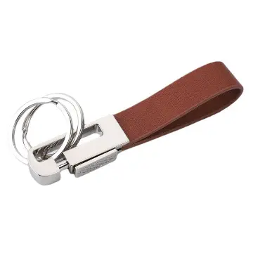 Custom leather keychain