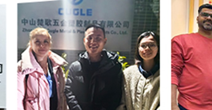 Cugle overseas partners visiting the factory